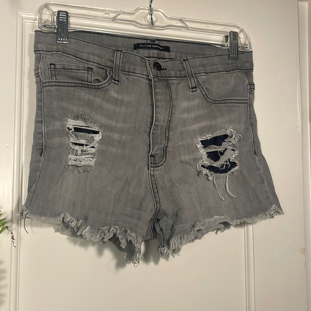 Grey Flying Monkey Cutoffs